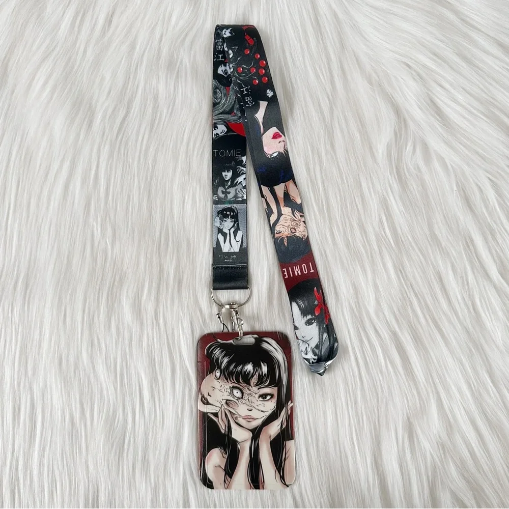 Tomie Junji Ito lanyard with Id/ card holder - Picture 1 of 4